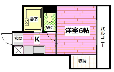 カーサ大正の間取り