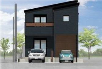 【外観パース】 | Asobi昭和区滝子町第1　1号棟　★仲介手数料無料★ | 新築戸建の事はマックスバリュで住まい相談へお任せください。