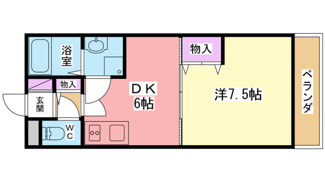【間取り】 | エスポワール | 反転タイプ