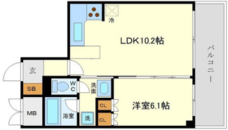 【間取り】 | リーガル京町堀