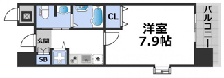 【間取り】 | クラウンハイム北心斎橋フラワーコート