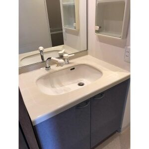 【独立洗面台】 | リベールシティ新梅田 | 使いやすい独立洗面台です