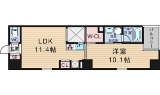 【間取り】 | シエロ南堀江