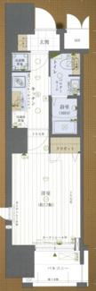 【間取り】 | レジュールアッシュ南堀江