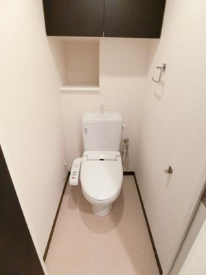 【トイレ】 | ルクレ内久宝寺 | シンプルで使いやすいトイレです