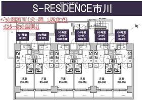 S-RESIDENCE市川の間取り