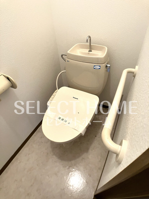 【トイレ】 | ハートホーム山本Ａ棟 | ゆったりとした空間のトイレです