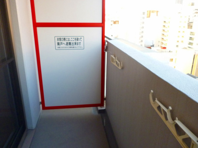 【バルコニー】 | CASSIA難波 | 開放的で明るい空間を演出してくれるバルコニーです