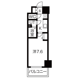 【間取り】 | ララプレイス難波ガルテン
