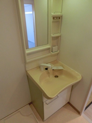 【洗面所】 | リップルビガー扇町 | 広い洗面スペース