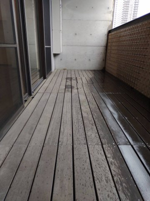 【バルコニー】 | パークヴィレッジ南堀江 | 広々としたバルコニーです