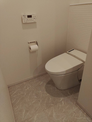 【トイレ】 | パークヴィレッジ南堀江 | ゆったりとした空間のトイレです