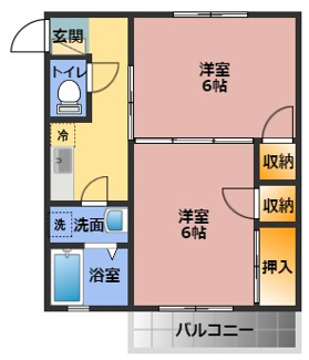 【間取り】 | ハイツシャンボール