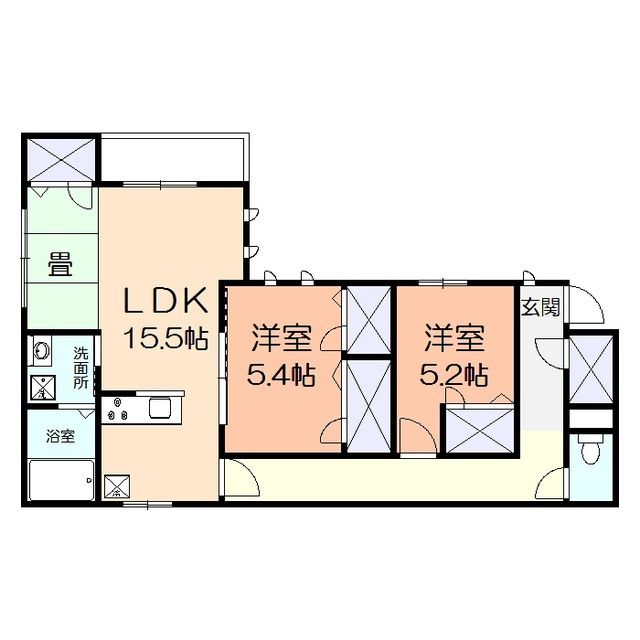 Ｌｕｋｅ（ルーク）の間取り