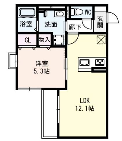 【間取り】 | ヴィレッタ勝山南