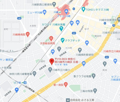 【地図】 | スカイコート川崎第2