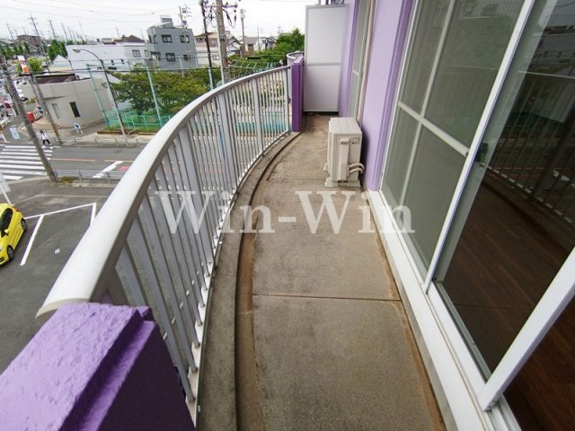 VILLAはなふじのバルコニー