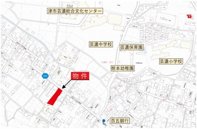 津市芸濃町椋本の地図