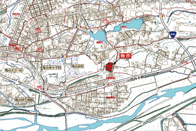 亀山市北鹿島町《全13区画》の地図