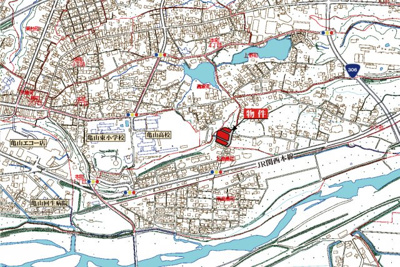 【地図】 | 亀山市北鹿島町《全13区画》