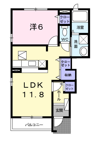 カトレアの間取り