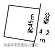 ５６８０３　岐阜市則松土地の区画図