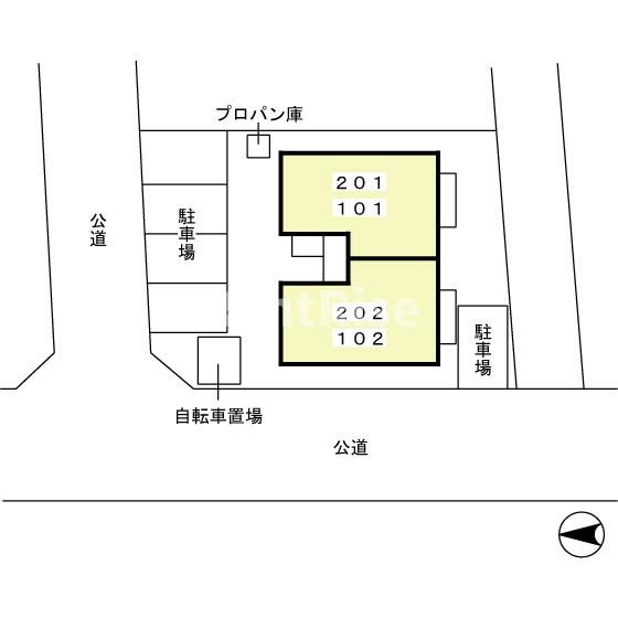 ルガール７０の区画図