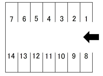 【区画図】 | 西浜田町駐車場O