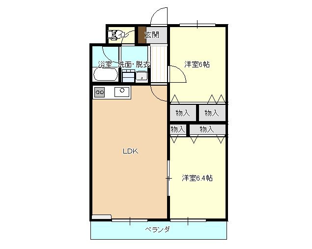 【間取り】 | プレイスコート住吉