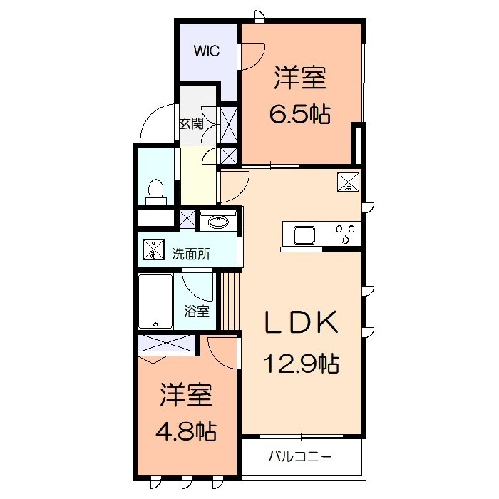 リーフメゾンの間取り