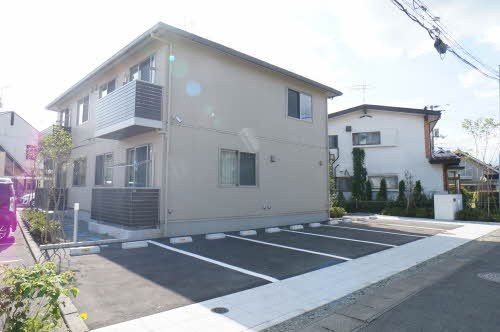 グリーングランデの駐車場