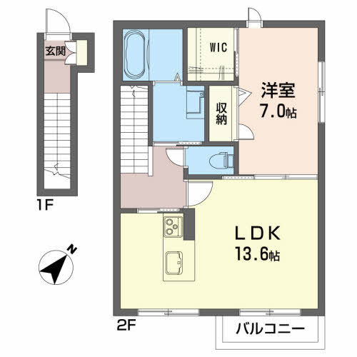グリーングランデの間取り