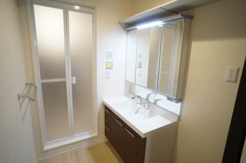 グリーングランデの独立洗面台