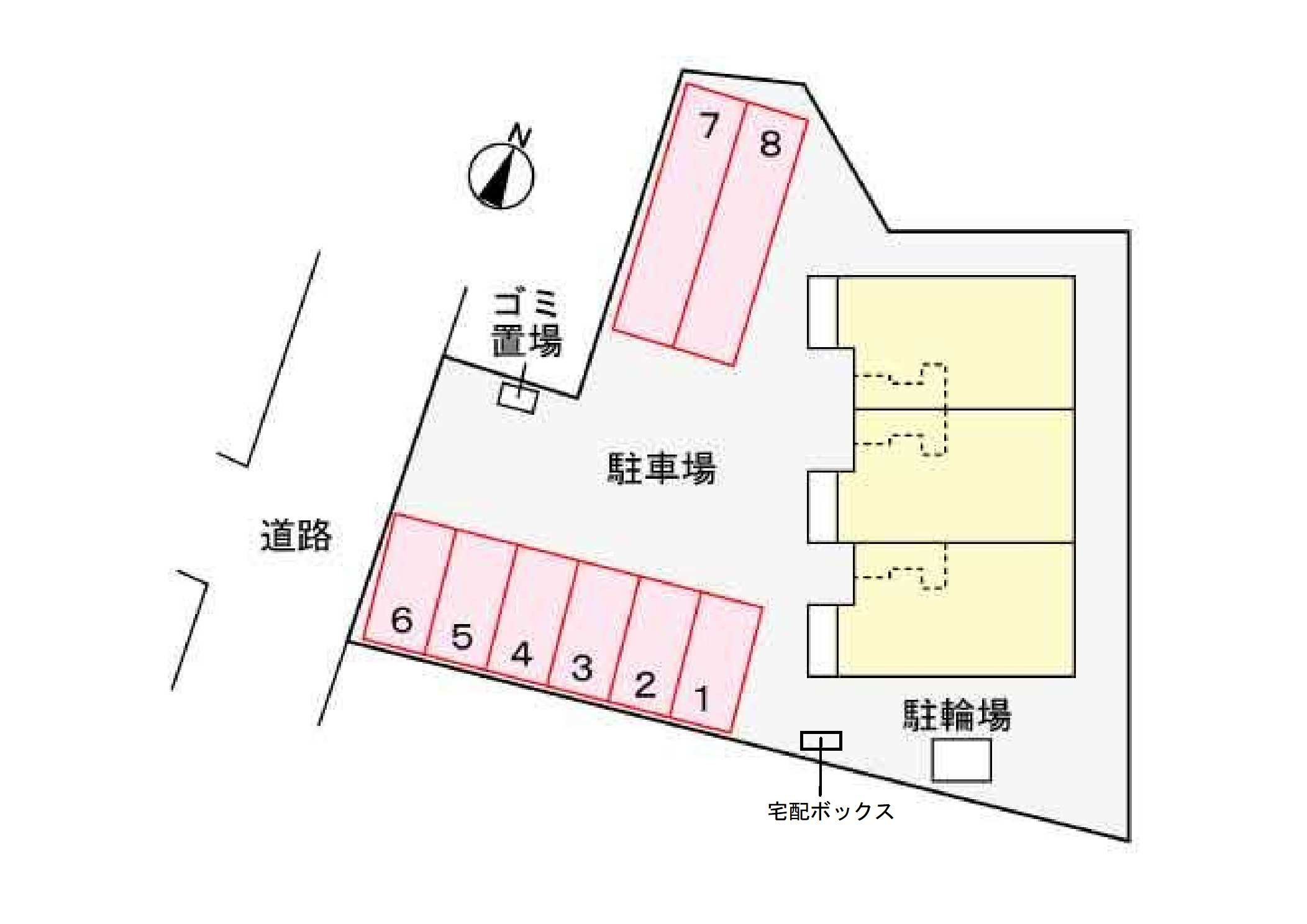 ポム・ダムールの区画図