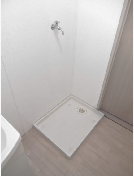 ガーデニアⅡの洗面所|ゆったりとスペースのある洗面所