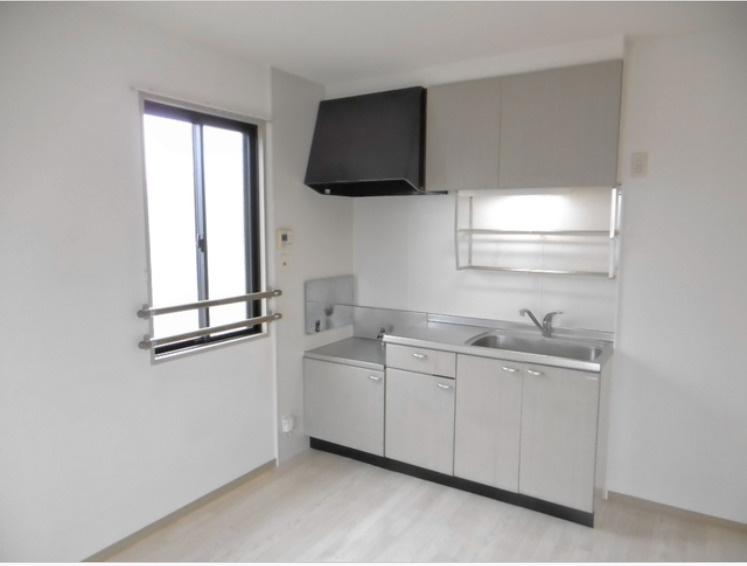 ガーデニアⅡのキッチン|お料理しやすいキッチンです