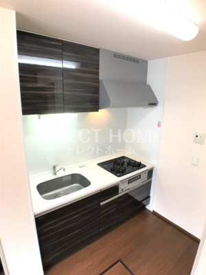 【キッチン】 | グランブルーⅡ | 同型タイプコンパクトなキッチンで掃除もラクラク