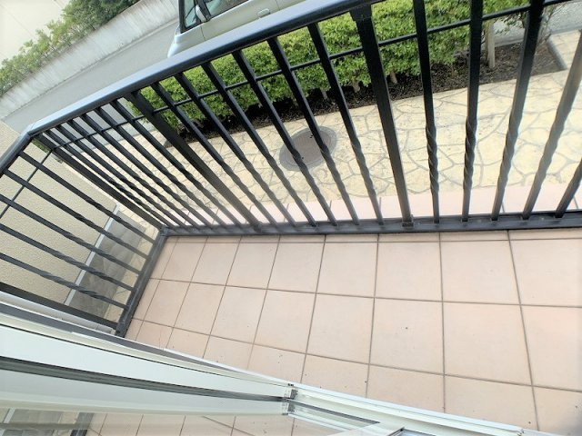 ガーデンプレイスＣ棟のバルコニー