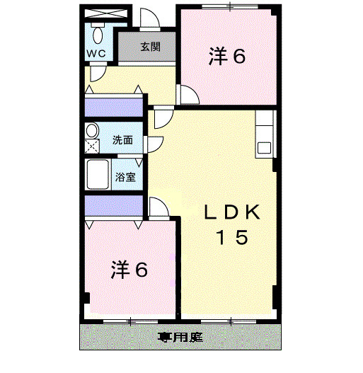 【間取り】 | グリーンハイツ芝Ⅰ