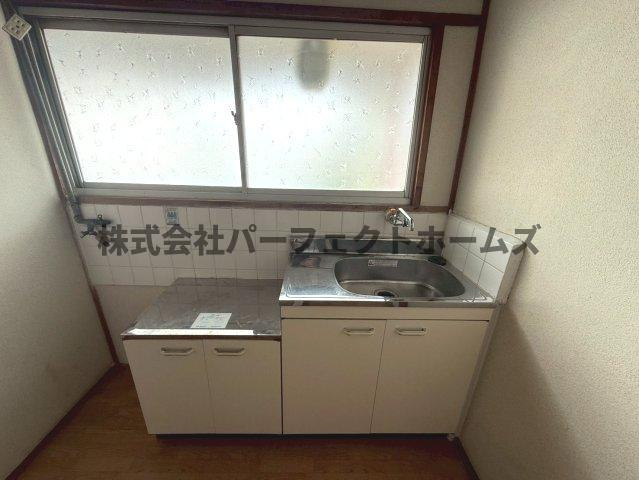 西辻文化（池田1丁目）のキッチン|コンパクトなキッチンで掃除もラクラク