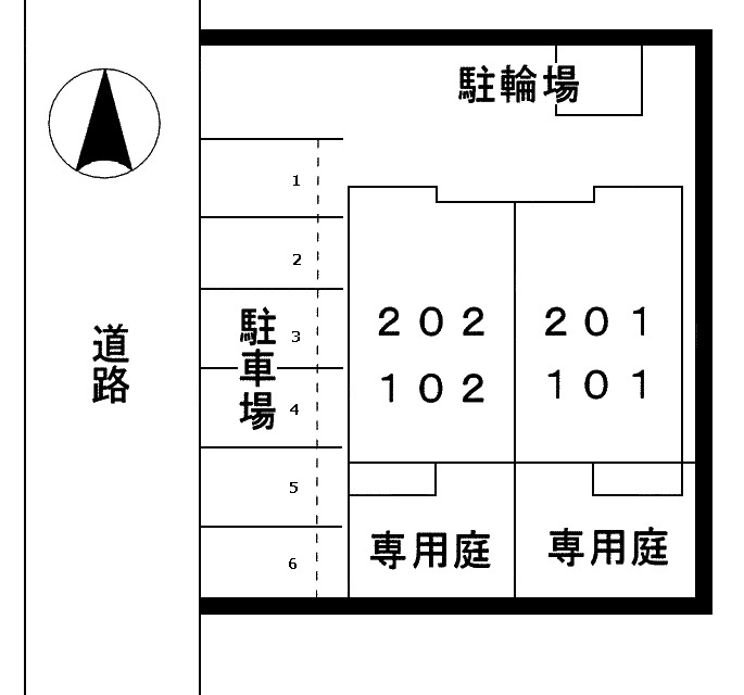 サンガーデン・フォーの区画図