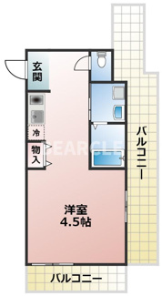 【間取り】 | サンフェリシアン東福寺