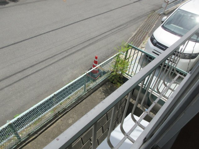 高美ハウスのバルコニー