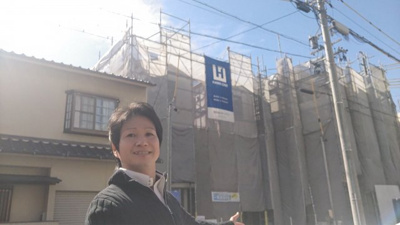 【外観】 | 千種区内山2号棟　★仲介手数料無料★内山小学校・今池中学校　新築一戸建て | 10/20撮影
千種区の不動産売買の事ならマックスバリュで住まい相談エムワイホームにお任せください。