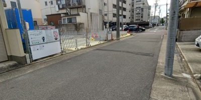 【前面道路含む現地写真】 | 千種区内山2号棟　★仲介手数料無料★内山小学校・今池中学校　新築一戸建て | 8/31撮影
千種区の不動産売買の事ならマックスバリュで住まい相談エムワイホームにお任せください。