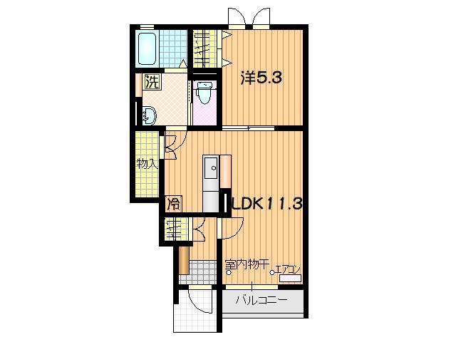 リッチヒルズ城西町の間取り