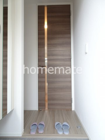 熊本市中央区琴平１丁目のアパートの玄関