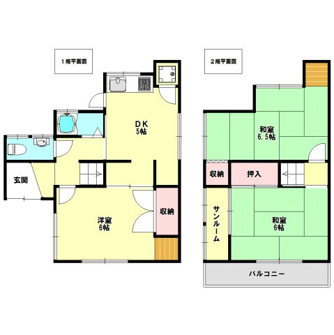 須磨区妙法寺字東谷839-13戸建の間取り