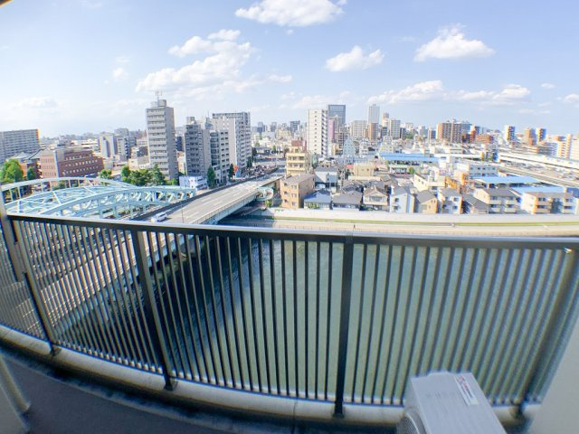 エターナル南千住グランTokyoの展望|北側バルコニーからの眺望。隅田川view
