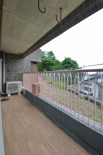 ライオンズマンション広島のバルコニー